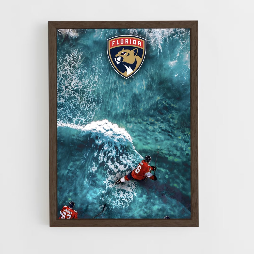 Poster Splash de Panthers – affiche Hockey sur glace (vue 5)